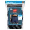 HANES Men's Classics Tagless Knit Boxers, 5-Pack