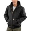 CARHARTT Men's Duck Active Quilt Lined Jacket -trucker hat shop 1338214 001 main