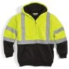UTILITY PRO WEAR Men's UHV425 Stain-Resistant ANSI Class 3 Hi Vis Hooded Sweatshirt -trucker hat shop 1338472 305 main