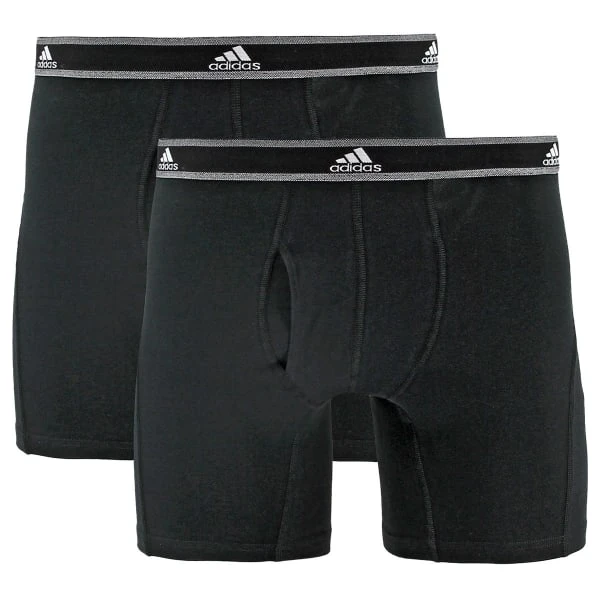 ADIDAS Men's Relaxed Performance Stretch Cotton Boxer Briefs, 2 Pack 3 ADIDAS Men's Relaxed Performance Stretch Cotton Boxer Briefs, 2 Pack