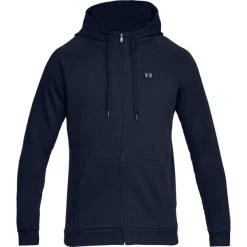UNDER ARMOUR Men's UA Rival Fleece Full-Zip Hoodie -trucker hat shop 2050647 402 alt4