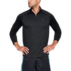UNDER ARMOUR Men's UA Tech Half-Zip Pullover -trucker hat shop 2050699 005 alt4