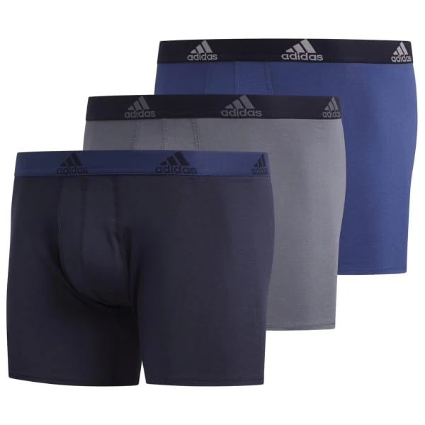 ADIDAS Men's Performance Stretch Cotton Boxers, 3-Pack 4 ADIDAS Men's Performance Stretch Cotton Boxers, 3-Pack - Image 2