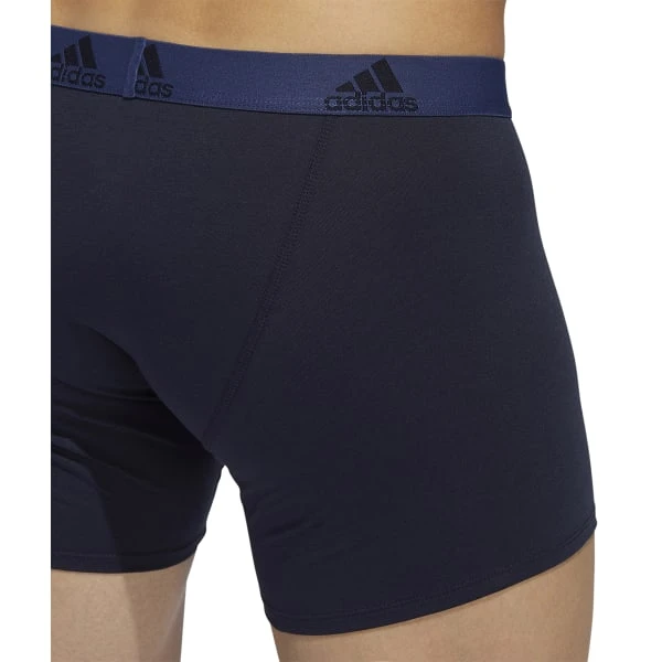 ADIDAS Men's Performance Stretch Cotton Boxers, 3-Pack 5 ADIDAS Men's Performance Stretch Cotton Boxers, 3-Pack - Image 3