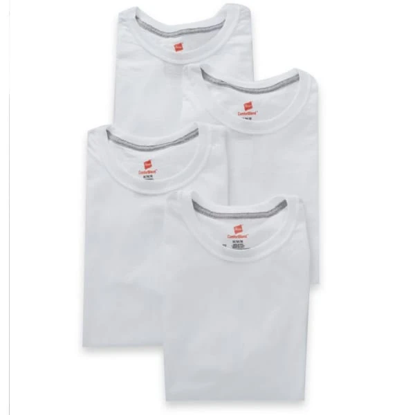 HANES Men's ComfortBlend Crew Undershirts, 4-Pack 3 HANES Men's ComfortBlend Crew Undershirts, 4-Pack