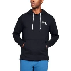 UNDER ARMOUR Men’s Sportstyle Terry Hoodie -trucker hat shop 2056309 001 alt4