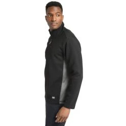 TIMBERLAND PRO Men's Studwall 1/4-Zip Textured Fleece Pullover -trucker hat shop 2057845 001 alt2