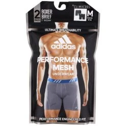 ADIDAS Men's Performance Mesh Boxer Briefs, 2-Pack -trucker hat shop 2060307 010 alt11