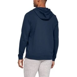 UNDER ARMOUR Men's Sportstyle Full-Zip Terry Fleece Hoodie -trucker hat shop 2060340 403 alt3