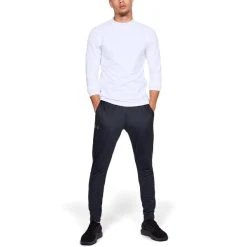 UNDER ARMOUR Men's ColdGear Armour Fitted Mock Shirt -trucker hat shop 2060542 101 alt4