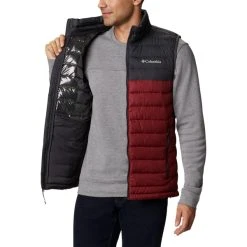 COLUMBIA Men's Powder Lite Vest -trucker hat shop 2060704 601 alt3
