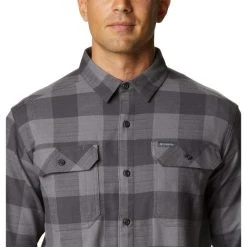 COLUMBIA Men's Flare Gun Stretch Flannel Shirt -trucker hat shop 2060713 003 alt3