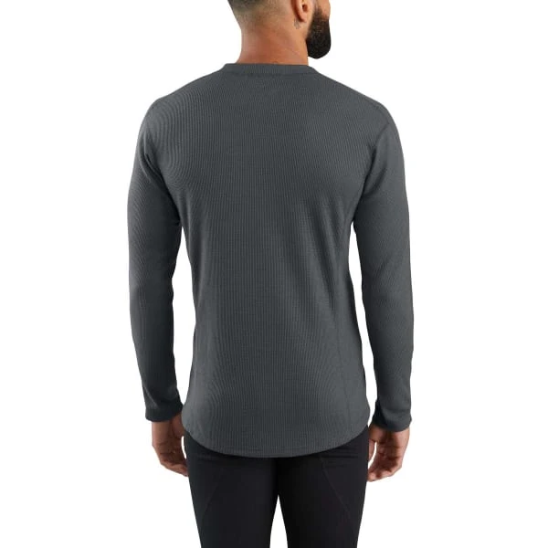 CARHARTT Men's Base Force Midweight Classic Henley Shirt 5 CARHARTT Men's Base Force Midweight Classic Henley Shirt - Image 3