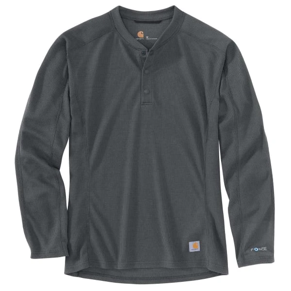 CARHARTT Men's Base Force Midweight Classic Henley Shirt 3 CARHARTT Men's Base Force Midweight Classic Henley Shirt