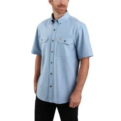 CARHARTT Men's Original Fit Short-Sleeve Shirt -trucker hat shop 2065617 405 alt1