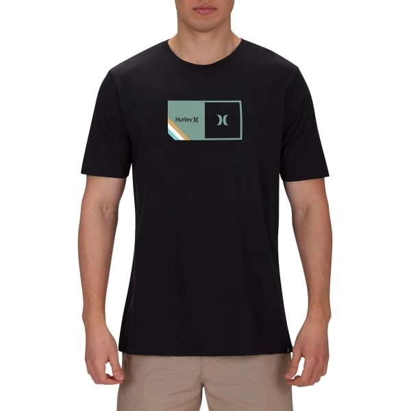 HURLEY Men's Short-Sleeve Halfer Stripe Tee 5 HURLEY Men's Short-Sleeve Halfer Stripe Tee - Image 3