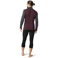 SMARTWOOL Men's Merino 250 Base Layer 1/4-Zip Pullover -trucker hat shop 2069286 003 alt2