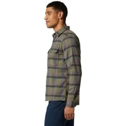 MOUNTAIN HARDWEAR Men's Voyager One Long Sleeve Shirt -trucker hat shop 2071149 314 alt2