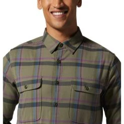 MOUNTAIN HARDWEAR Men's Voyager One Long Sleeve Shirt -trucker hat shop 2071149 314 alt4