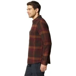 MOUNTAIN HARDWEAR Men's Plusher Long Sleeve Shirt -trucker hat shop 2071150 602 alt2