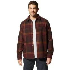 MOUNTAIN HARDWEAR Men's Plusher Long Sleeve Shirt -trucker hat shop 2071150 602 alt3