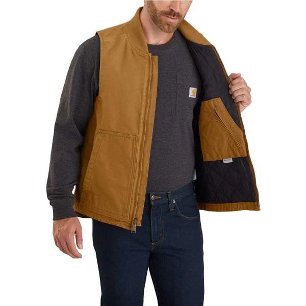 CARHARTT Men's Washed Duck Insulated Vest 6 CARHARTT Men's Washed Duck Insulated Vest - Image 4