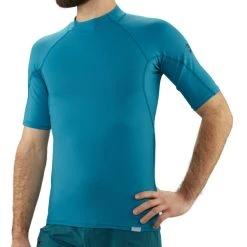 NRS Men's H2Core Rashguard Short-Sleeve Shirt 12 NRS Men's H2Core Rashguard Short-Sleeve Shirt -trucker hat shop 2072125 408 alt4