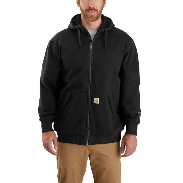 CARHARTT Men's Rain Defender Full Zip Thermal Hooded Sweatshirt 4 CARHARTT Men's Rain Defender Full Zip Thermal Hooded Sweatshirt - Image 2