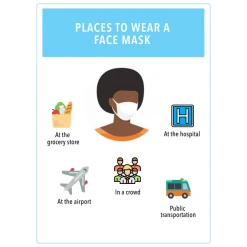 HANES Face Masks, 5-Pack -trucker hat shop 2073078 001 alt3