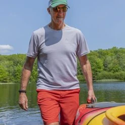 Eastern Mountain Sports EMS Men's Techwick Epic Active UPF Short-Sleeve Tee -trucker hat shop 2073282 004 alt3