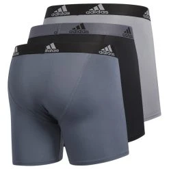 ADIDAS Men's Performance Boxer Briefs, 3 Pack -trucker hat shop 2073642 031 alt1