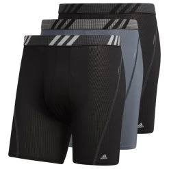 ADIDAS Men's Sport Performance Mesh Boxer Brief, 3 Pack