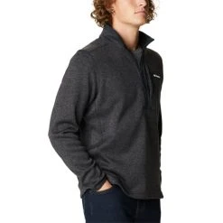 COLUMBIA Men's Sweater Weather Fleece Half Zip Pullover -trucker hat shop 2074782 001 alt3