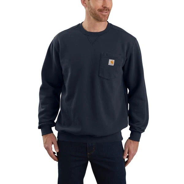 CARHARTT Men's Loose Fit Midweight Crewneck Pocket Sweatshirt 4 CARHARTT Men's Loose Fit Midweight Crewneck Pocket Sweatshirt - Image 2