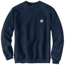 CARHARTT Men's Loose Fit Midweight Crewneck Pocket Sweatshirt