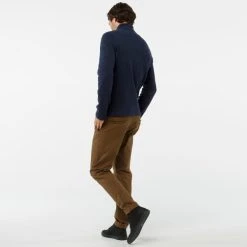 SMARTWOOL Men's Hudson Trail Fleece Half Zip Sweater -trucker hat shop 2074960 402 alt2