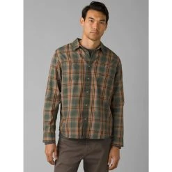 PRANA Men's Dolberg Flannel Shirt -trucker hat shop 2075209 315 alt1