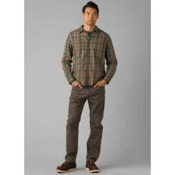 PRANA Men's Dolberg Flannel Shirt -trucker hat shop 2075209 315 alt4