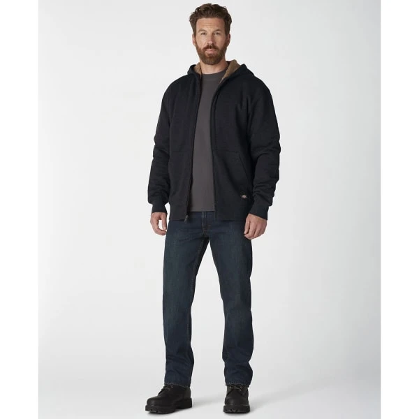DICKIES Men's Sherpa Lined Full Zip Fleece Hoodie 7 DICKIES Men's Sherpa Lined Full Zip Fleece Hoodie - Image 5