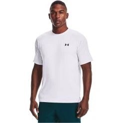 UNDER ARMOUR Men's UA Training Vent 2.0 Short Sleeve Tee -trucker hat shop 2076955 101 alt2