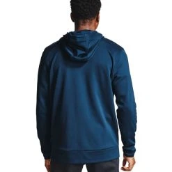 UNDER ARMOUR Men's Armour Fleece Full Zip Hoodie -trucker hat shop 2076957 402 alt3