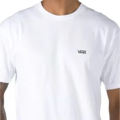VANS Guys' Short Sleeve Left Chest Logo Tee -trucker hat shop 2078139 101 alt2