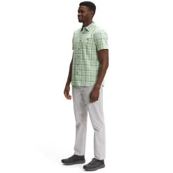 THE NORTH FACE Men's Loghill Short-Sleeve Shirt -trucker hat shop 2078794 302 alt3
