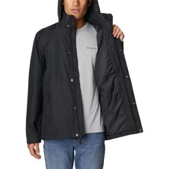 COLUMBIA Men's Cloud Crest Rain Jacket -trucker hat shop 2079275 001 alt4