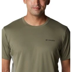 COLUMBIA Men's Zero Ice Cirro-Cool Short-Sleeve Tee -trucker hat shop 2079292 315 alt3