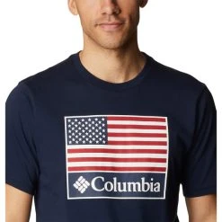 COLUMBIA Men's CSC Country Logo Short-Sleeve Tee -trucker hat shop 2079305 402 alt4