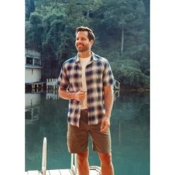 MOUNTAIN KHAKIS Men's Cyrus Short-Sleeve Shirt -trucker hat shop 2079475 402 alt1