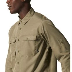 MOUNTAIN HARDWEAR Men's Canyon Long-Sleeve Shirt -trucker hat shop 2079553 315 alt6