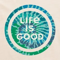 LIFE IS GOOD Men's Tie-Dye Coin Crusher-Lite Short Sleeve Graphic Tee -trucker hat shop 2079626 102 alt1
