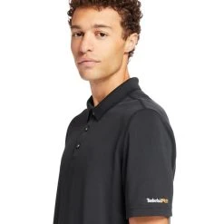 TIMBERLAND PRO Men's Wicking Good Short-Sleeve Polo -trucker hat shop 2080601 001 alt3